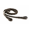 Sure Grip Rubber Rein with leather stops - Correct Connect