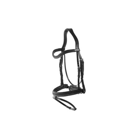 Braided combined muzzle bridle with Pullback - Dy'on