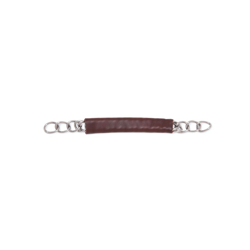 Leather Covered Curb Chain Metalab