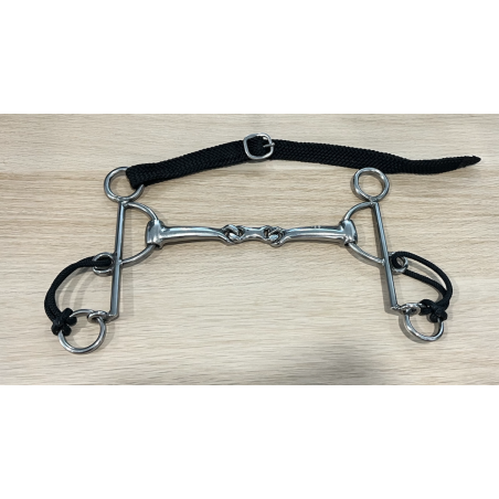 Mors pelham Autopilot double brisure métal d'occasion