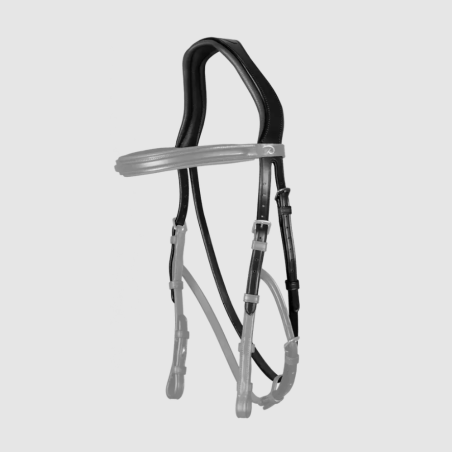 Têtière d'hackamore Avec Sous-Gorge - New English