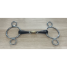 3 rings bit double jointed with leather - Jump"in used