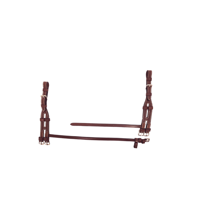 Cheekpieces for Hackamore - Silver Crown