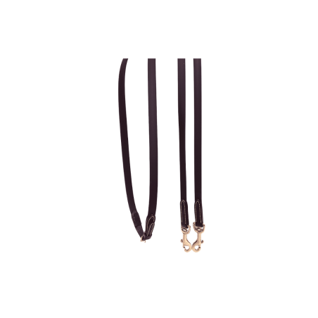 Draw Leather Reins Pro Silver Crown