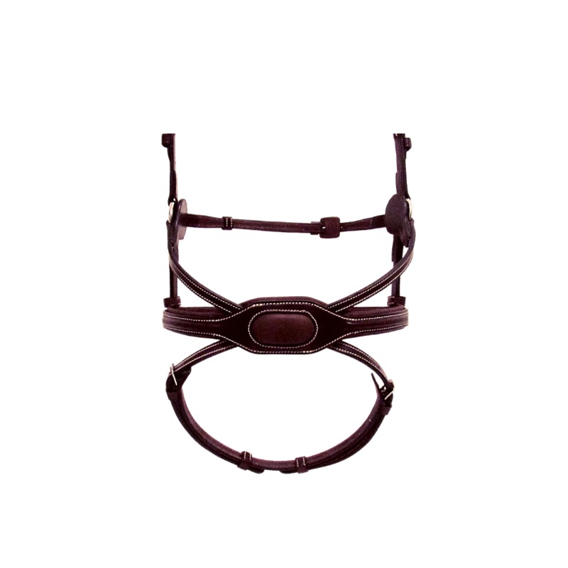 Spider Noseband Silver Crown