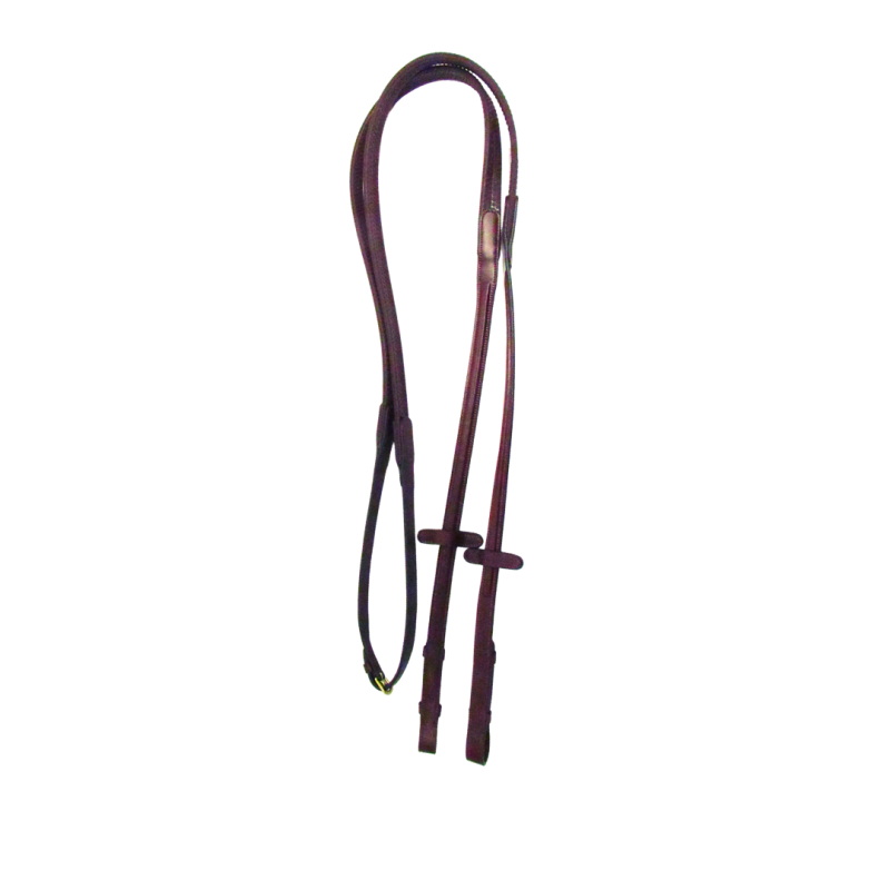 Rubber Reins with Gold Buckle Cavaletti