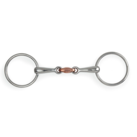 Mors 2 anneaux double brisure cuivre