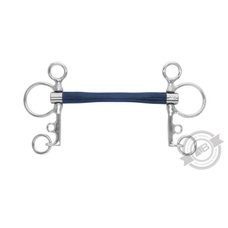 Mors pelham droit souple Moulded Mullen - Bombers