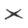 Muserolle pour Hackamore croco brillant