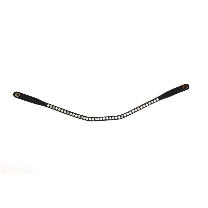 Frontal FaySport à strass blanc