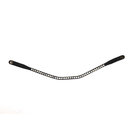 Frontal FaySport à strass blanc