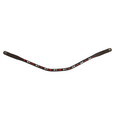 Frontal FaySport à strass rouge