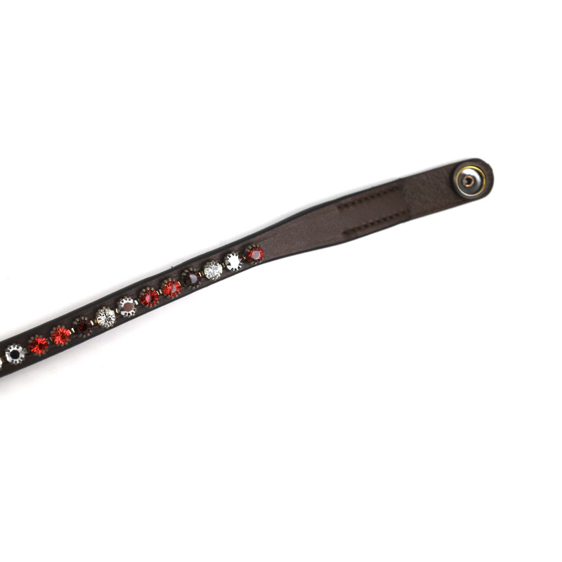 Browband shineBright burgundy