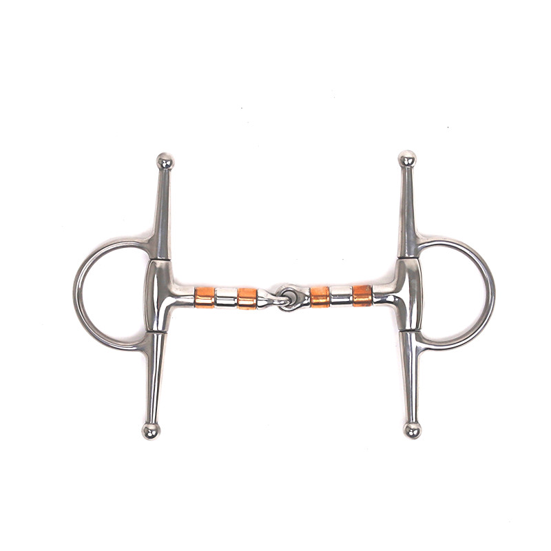 Full Cheek Snaffle With Rollers Bit