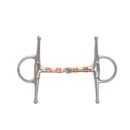 Full Cheek Snaffle With Rollers Bit