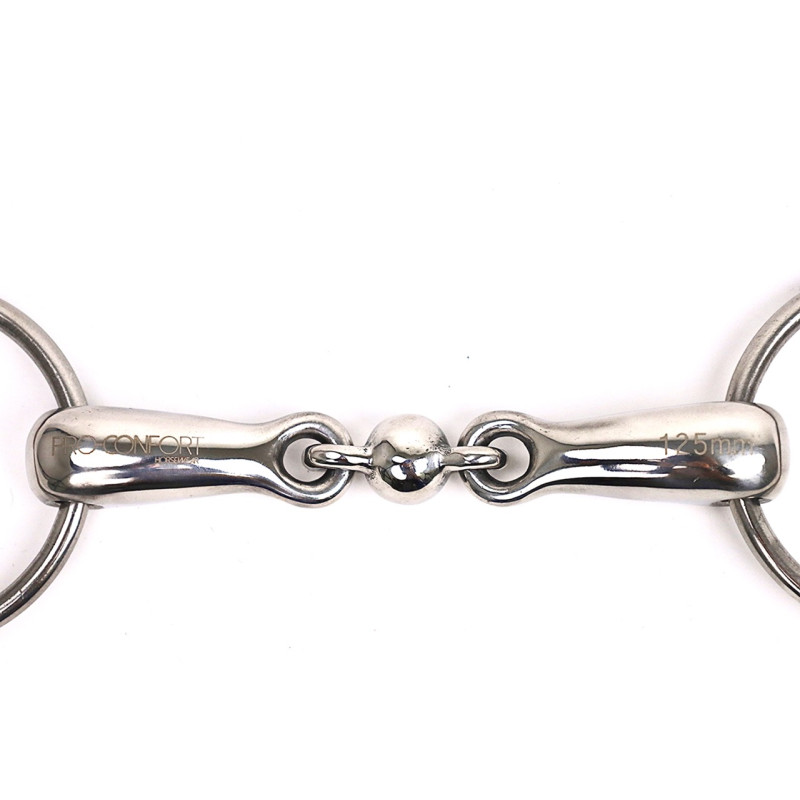 Mors Simple Double Brisure Lien Boule 20mm