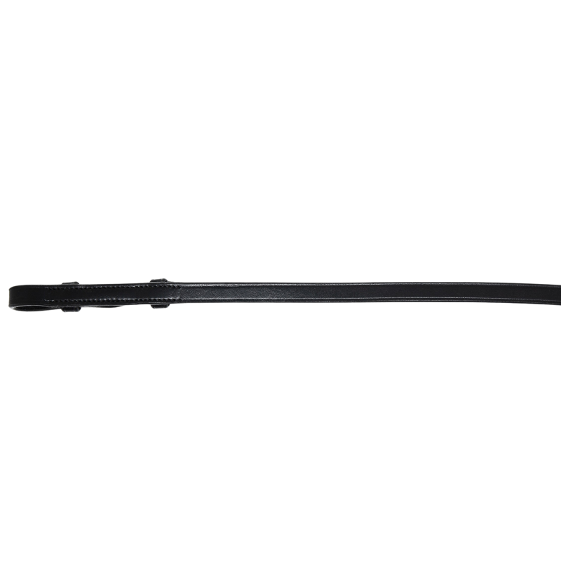 Leather curb rein pro Compiègne 1/2inch