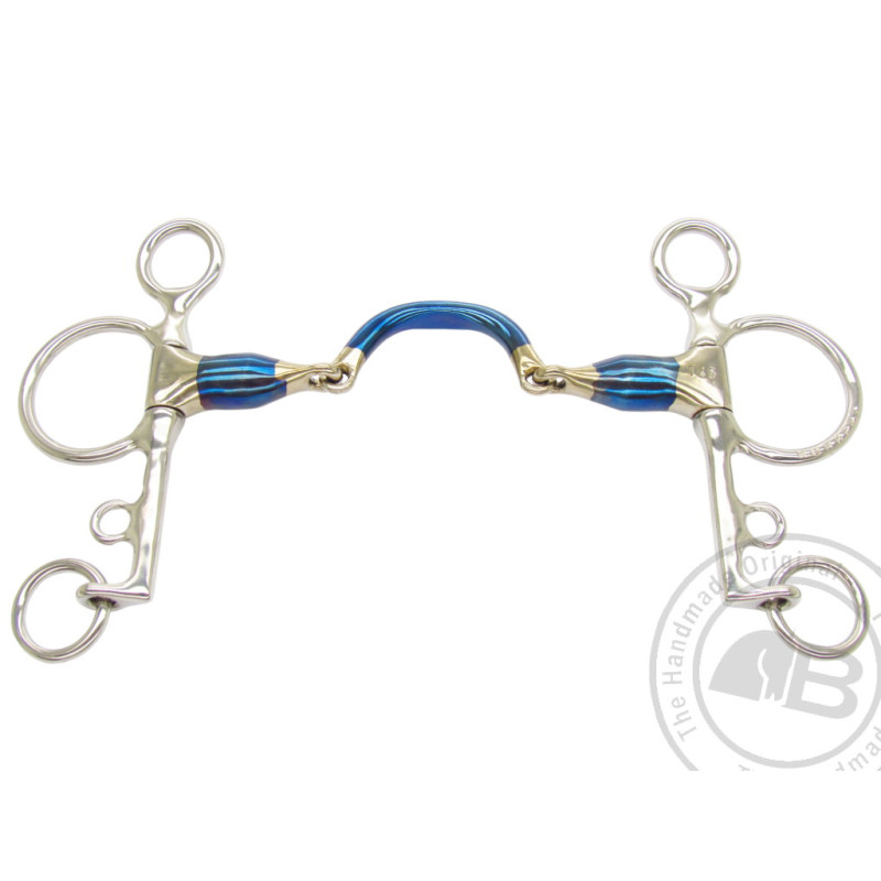 Mors Pelham double brisure avec passage de langue Segundo