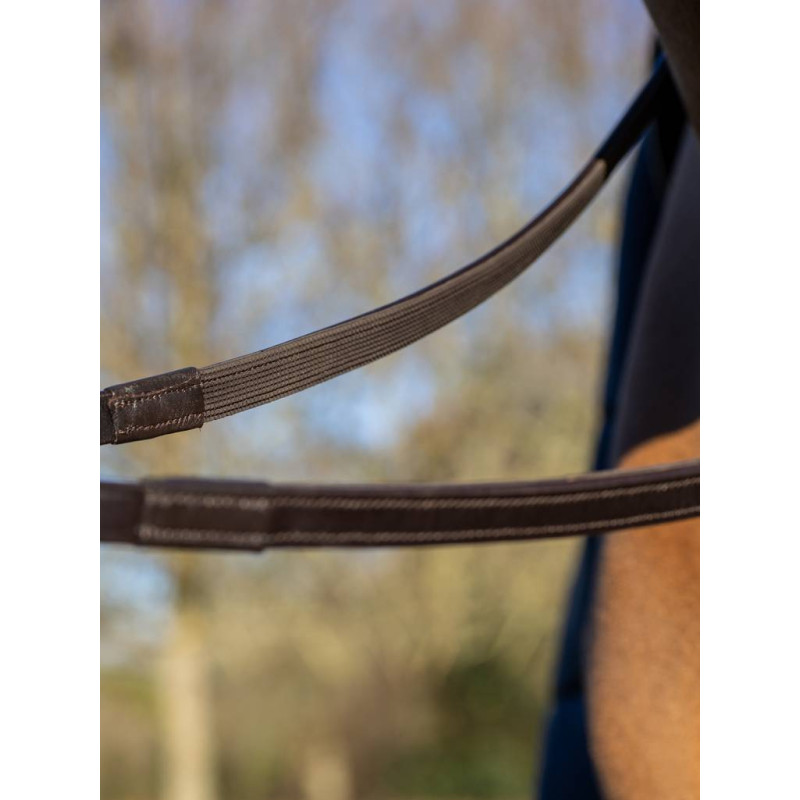 Reins Hunter leather grip - Le Mieux