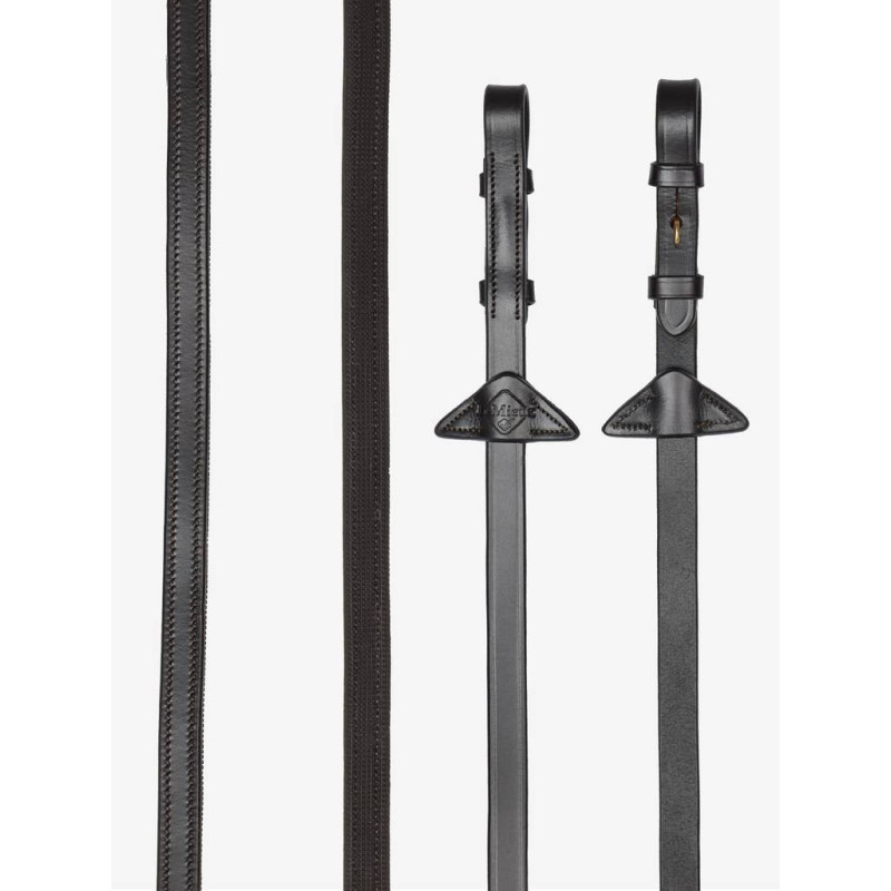 Reins Hunter leather grip - Le Mieux