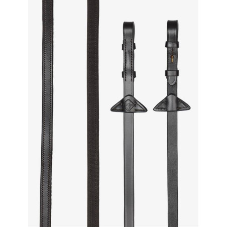 Reins Hunter leather grip - Le Mieux