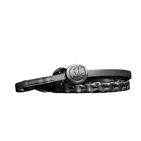 Braided leather reins IHWT