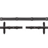 Rênes en tissu grip avec arrêtoirs