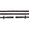 Leather Reins Durasoft grip with stopper
