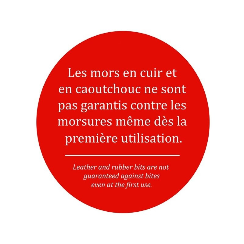 Mors Meroth en cuir droit
