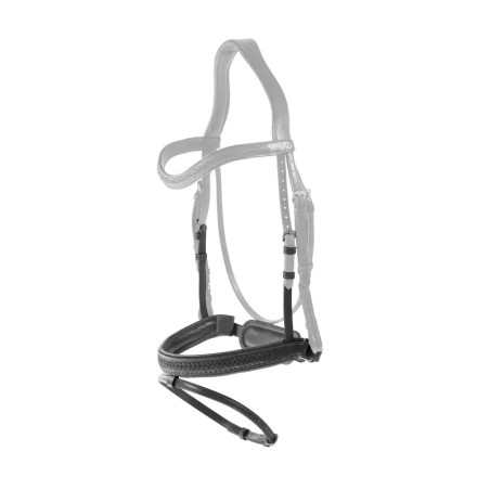 Plaited Medium Noseband with Pull-back - New English