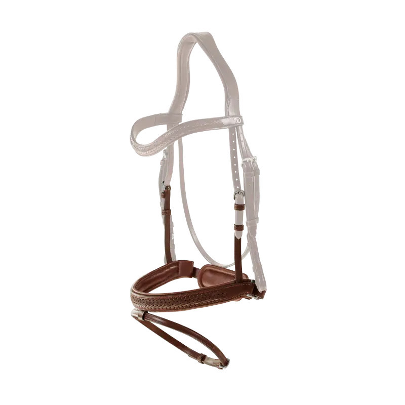 Plaited Medium Noseband with Pull-back - New English