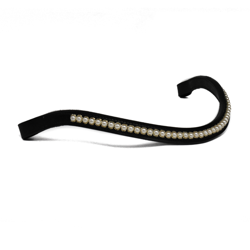 Browband with pearls Bridle 2 fit