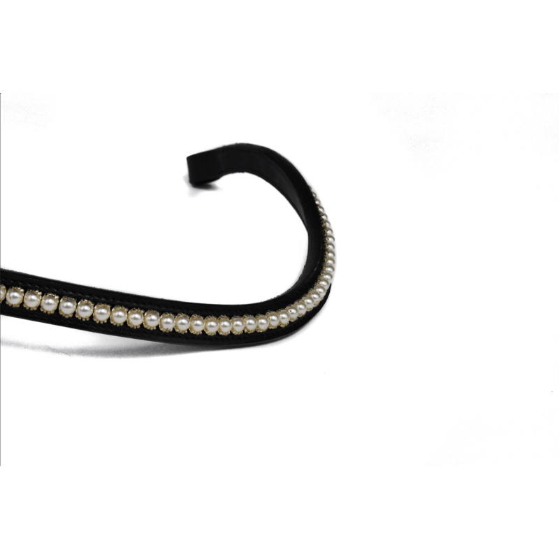 Frontal en V à perles