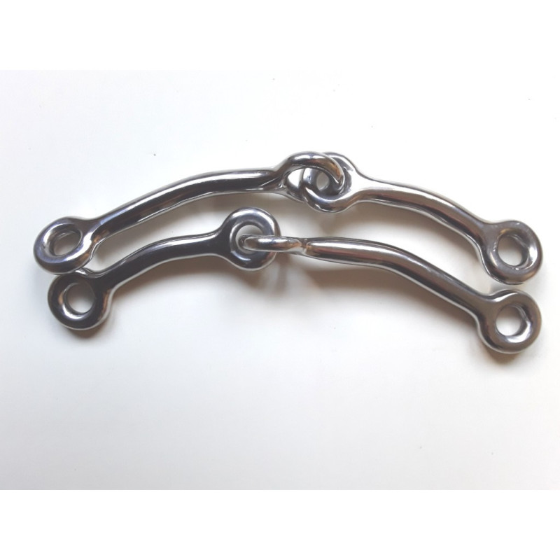 Mouthpiece for G2 bits - titanium double snaffle mouthpiece
