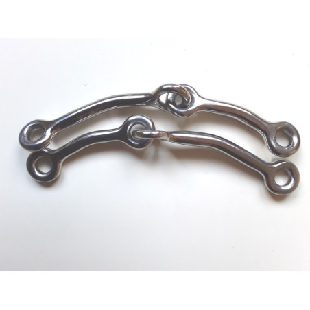 Mouthpiece for G2 bits - titanium double snaffle mouthpiece