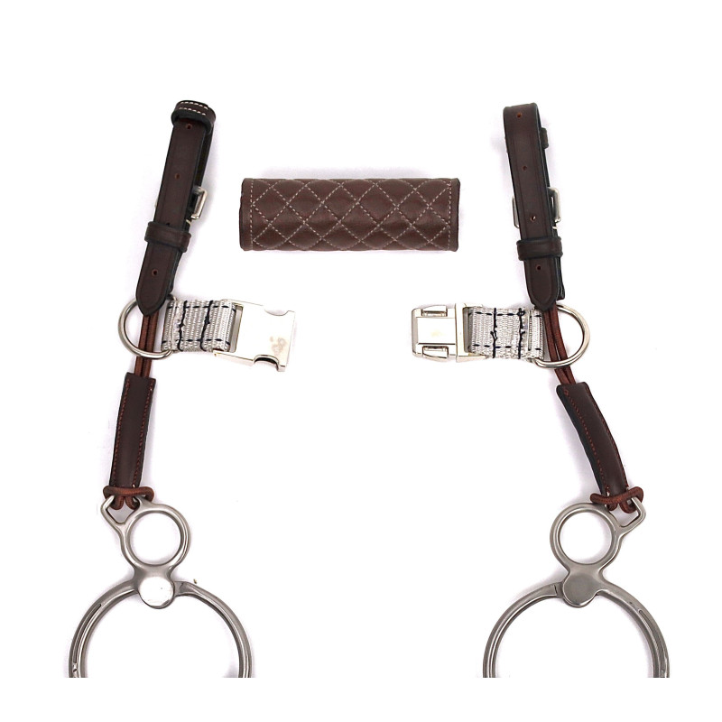 G2 CSO interchangeable bit double jointed + leather strap