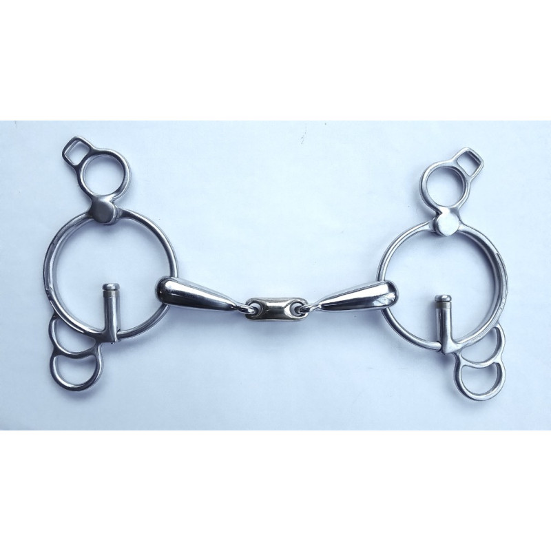 G2 CSO interchangeable bit double jointed + leather strap