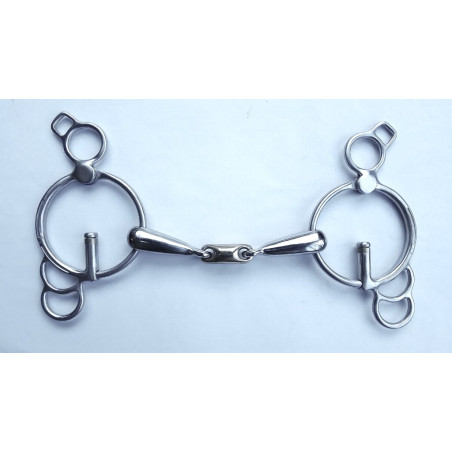 G2 CSO interchangeable bit double jointed + leather strap