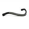 Browband with white stones and pearls Bridle 2 fit