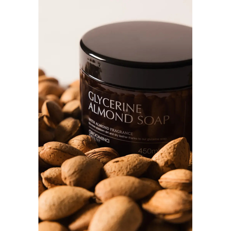 Savon glycériné amande pour cuir Grooming deluxe