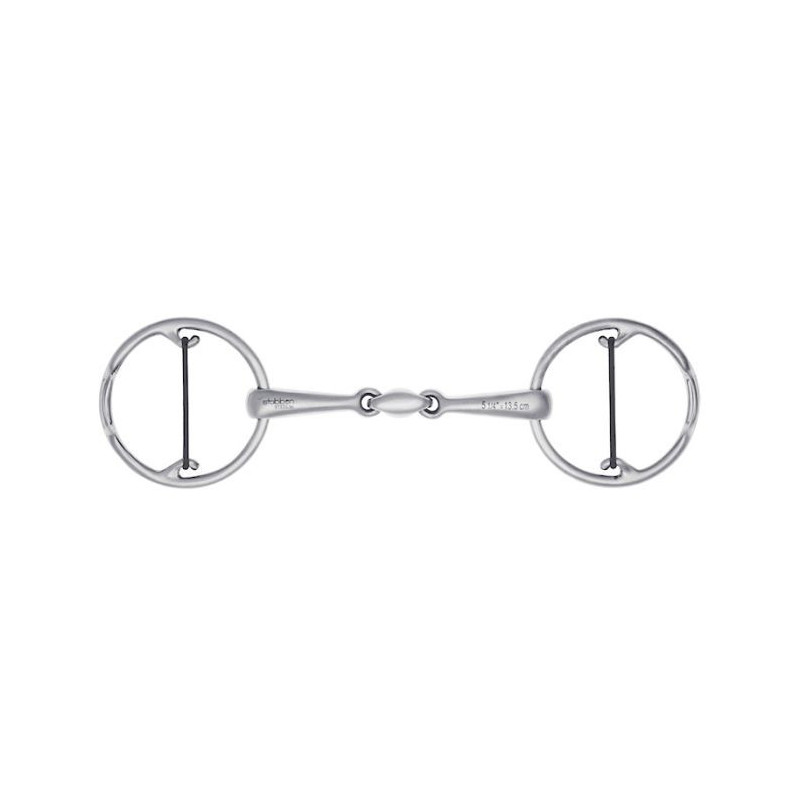 Mors 2 anneaux double brisure à commande amortie