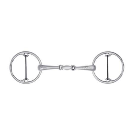 Mors 2 anneaux double brisure à commande amortie Bucephalus - Stübben
