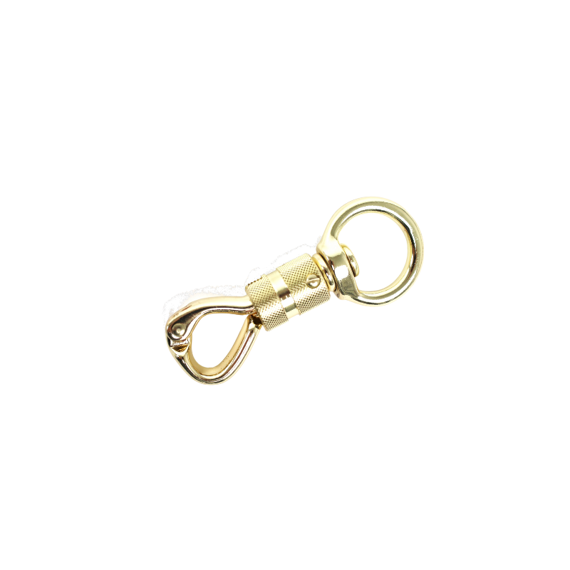 Brass anti-panic snap hook