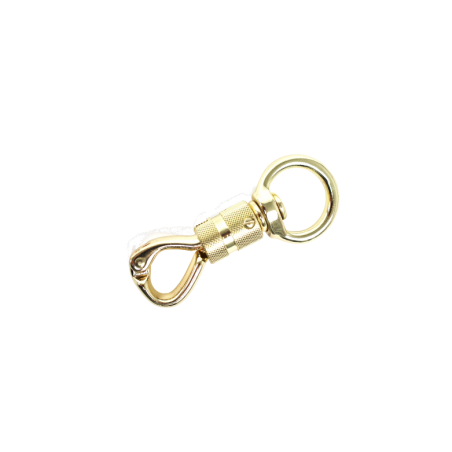 Brass anti-panic snap hook