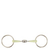 Mors 2 anneaux double brisure résine pomme