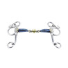 Mors pelham grandes branches double brisure à anneaux - Trust