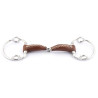Gag single jointed with leather