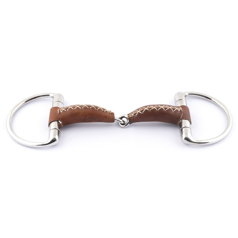 Mors 2 anneaux en cuir