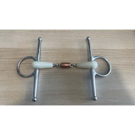 Full cheek double jointed bit, straight used
