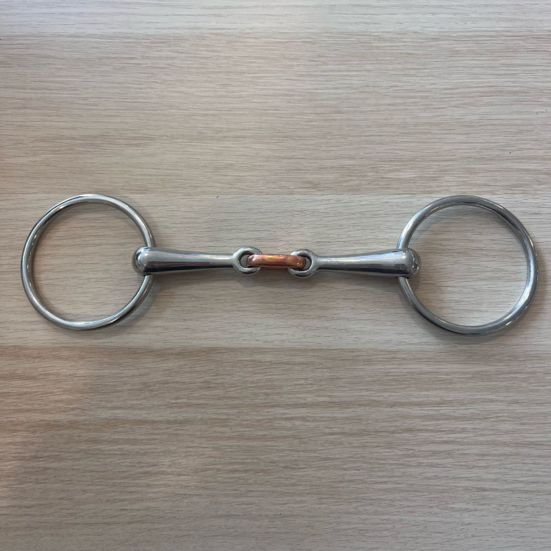 French mouth loose ring bit thin used